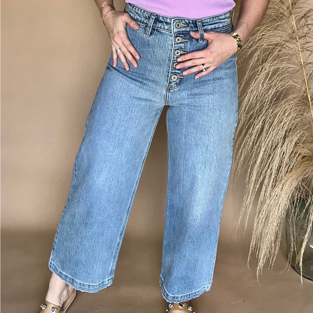 KanCan Hi Rise Wide Leg Pants